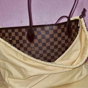 Louis Vuitton Neverfull GM Damier Ebene Tote